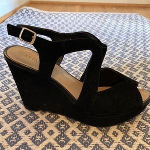 Alfani suede wedges size 7.5